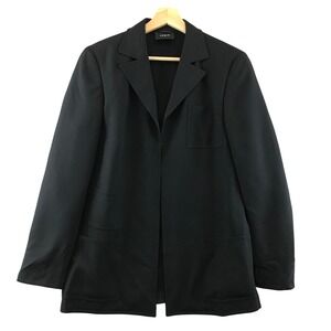 Akris Wool Blend Longline Blazer Jacket Classic Minimalist Career Coat 10